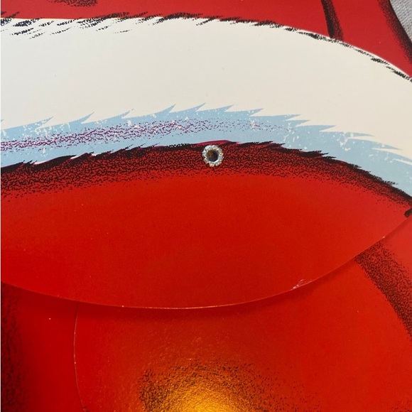 Vintage Cardboard Santa Claus Figure with Folding Legs Christmas Beistle - Picture 4 of 7